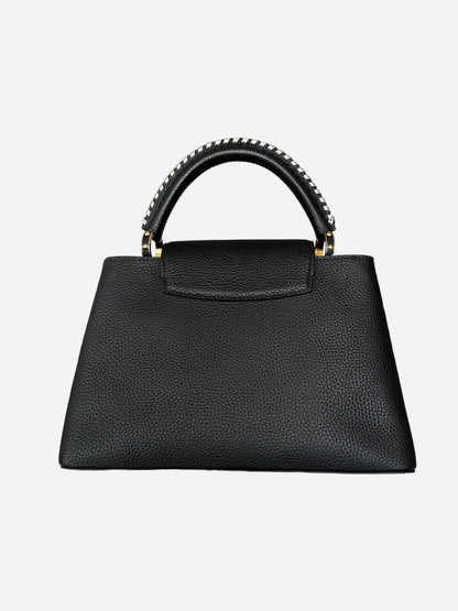 Louis Vuitton Black Capucines MM