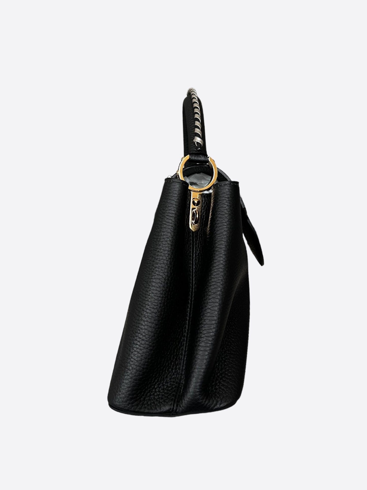 Louis Vuitton Black Capucines MM