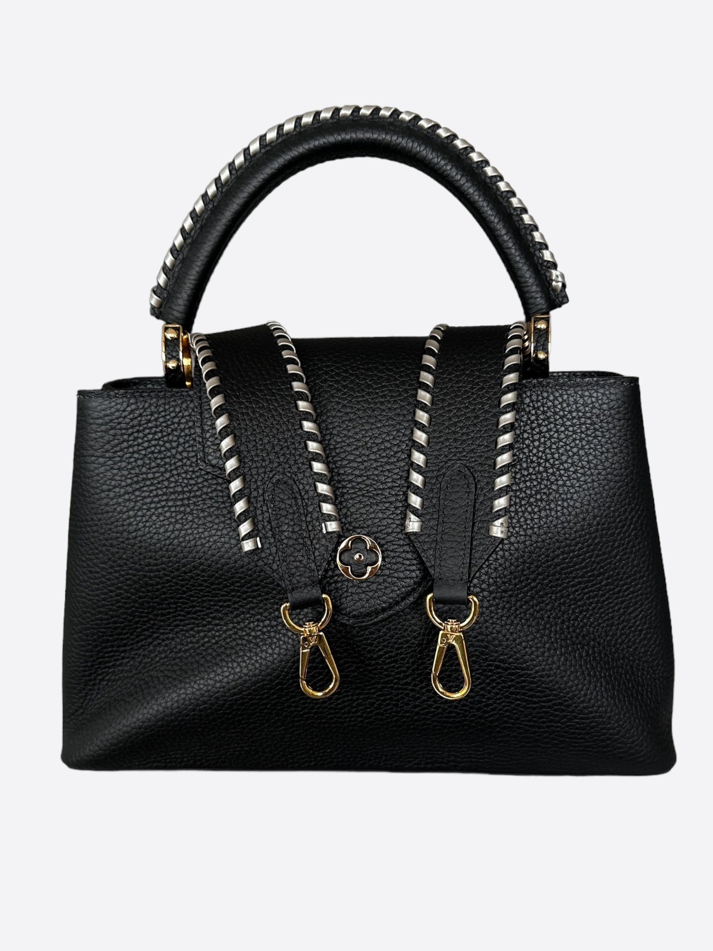 Louis Vuitton Black Capucines MM