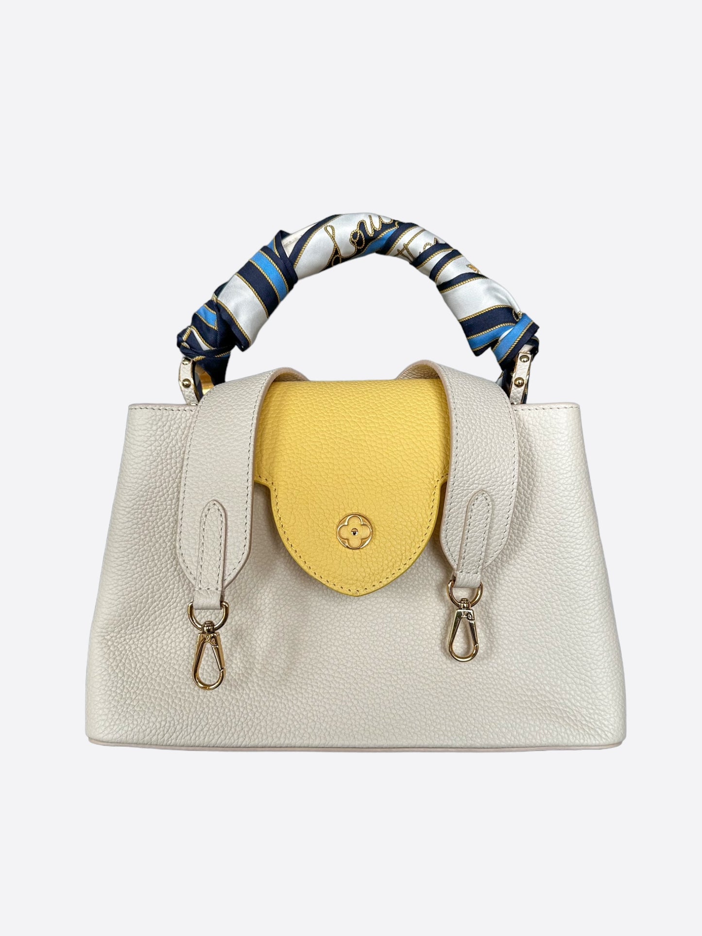 Louis Vuitton Beige & Yellow Capucines MM