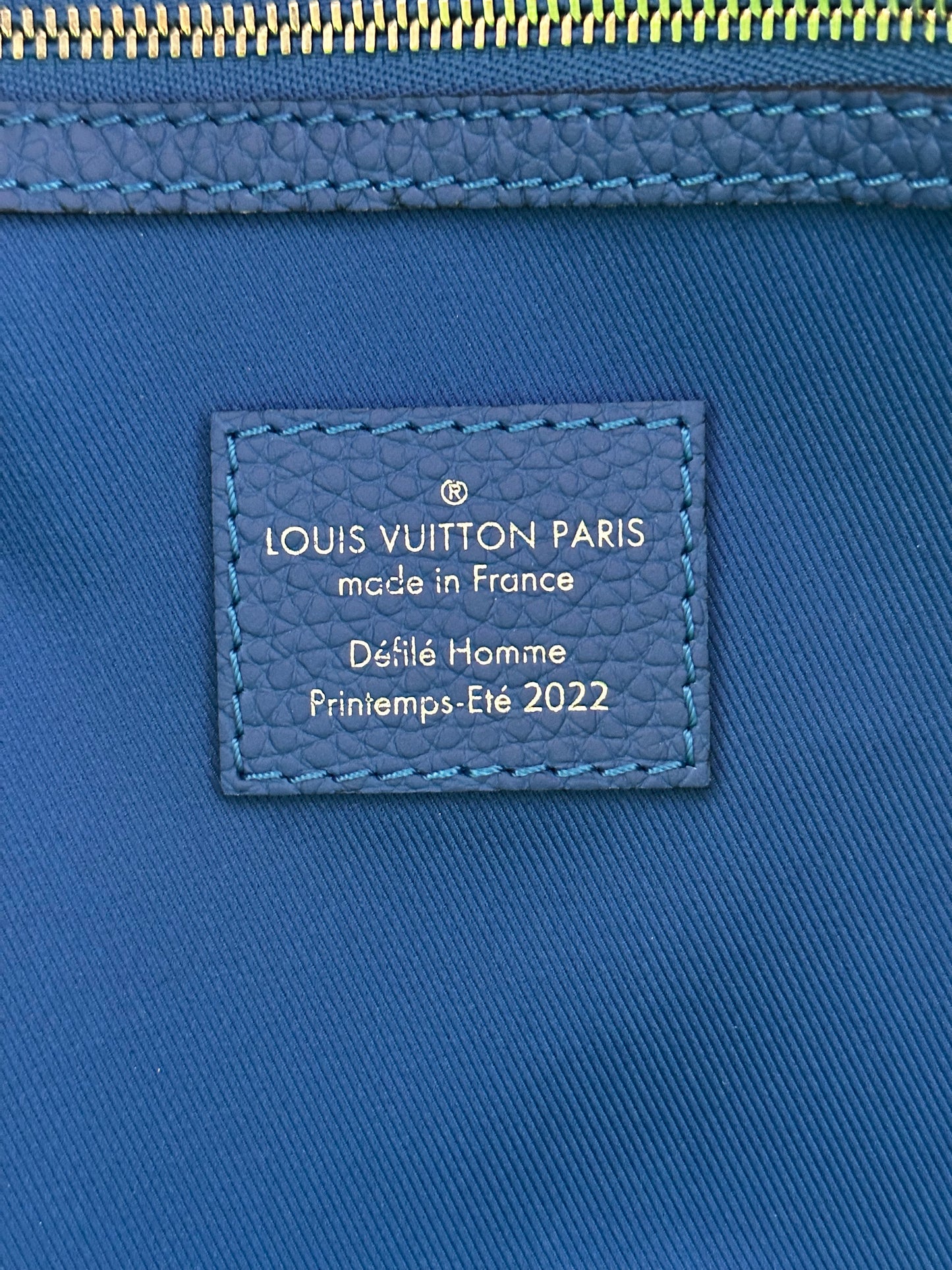 Louis Vuitton Green & Blue Monogram Illusion Keepall 50