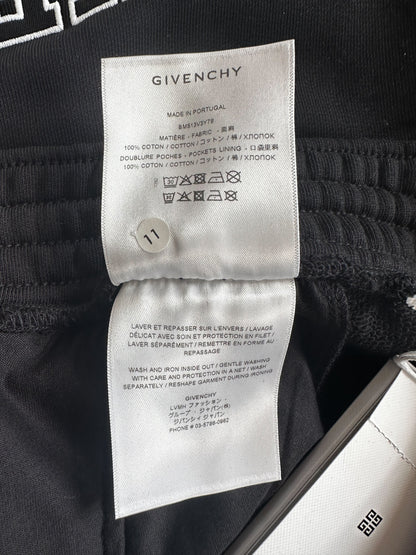 Givenchy Black & White Logo Sweatshorts