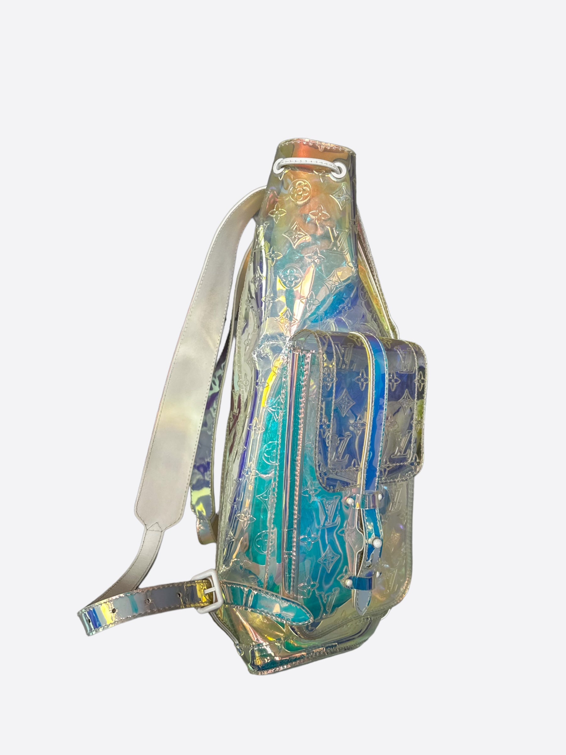 louis vuitton christopher backpack monogram gm prism fake Louis Vuitton Monogram Prism Christopher Backpack – Savonches