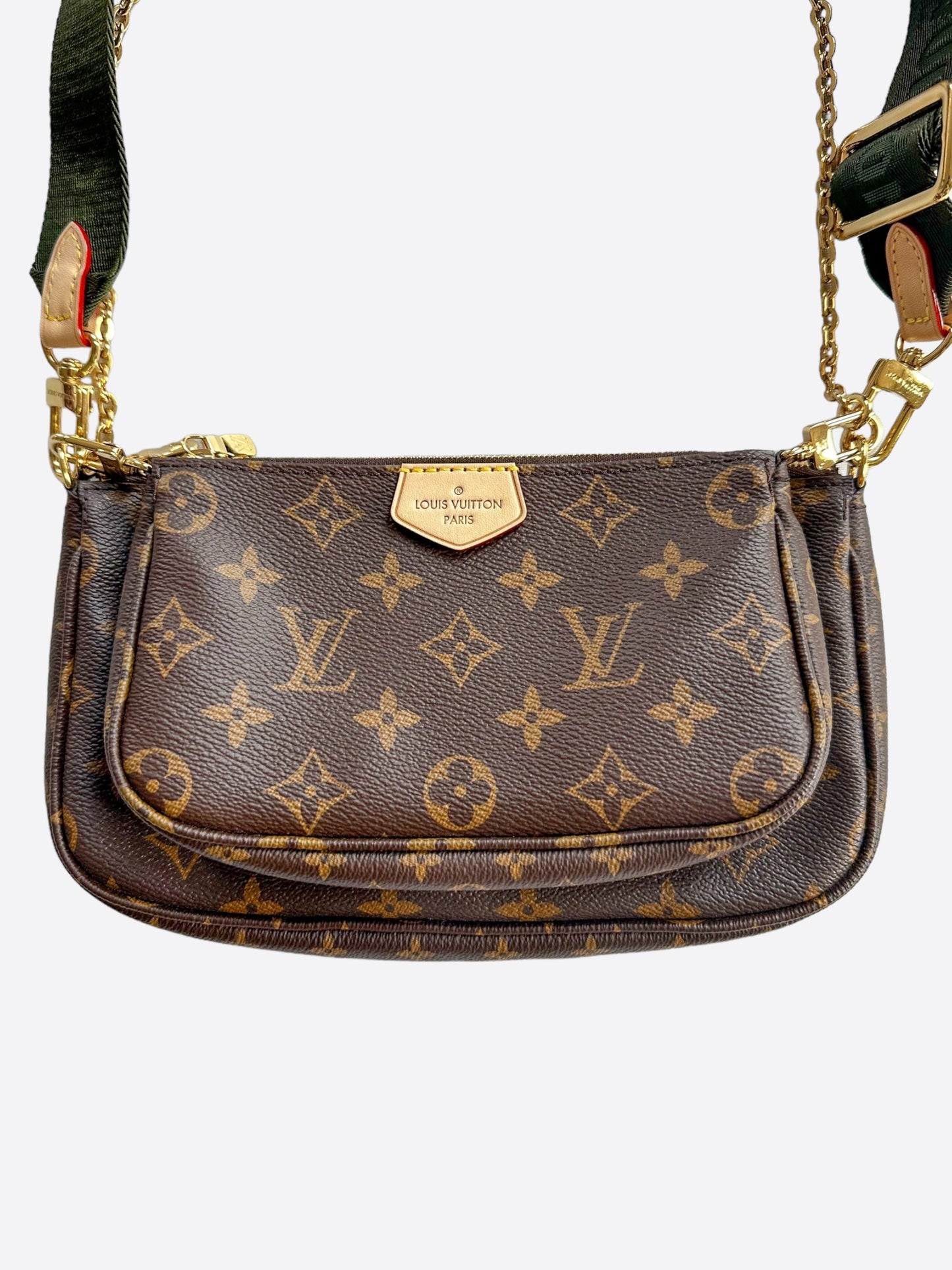 Louis Vuitton Khaki & Brown Monogram Multi Pochette