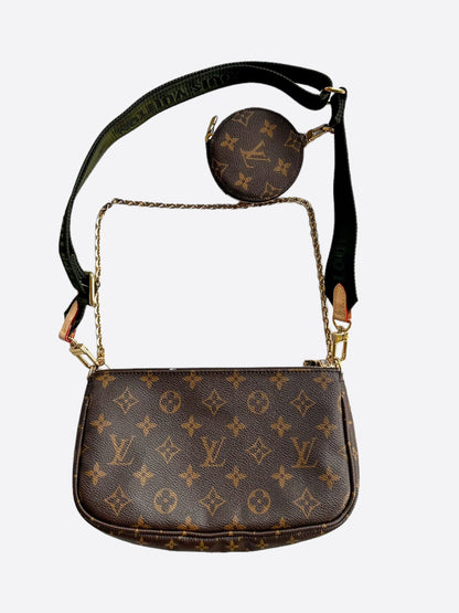 Louis Vuitton Khaki & Brown Monogram Multi Pochette