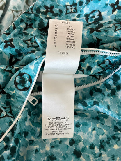 Louis Vuitton Blue Pointillism Monogram Windbreaker