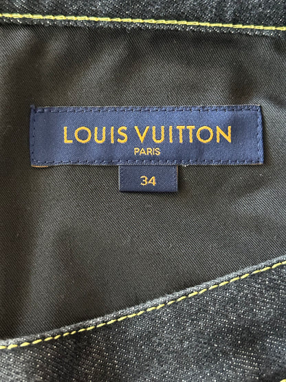 Louis Vuitton Nigo Black & Grey Monogram Crazy Jeans