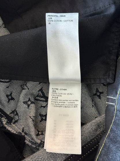 Louis Vuitton Nigo Black & Grey Monogram Crazy Jeans