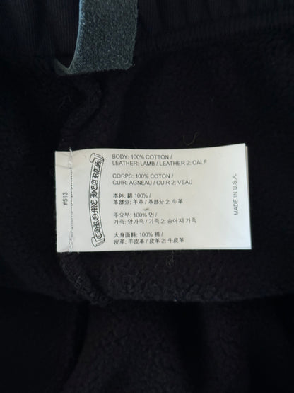 Chrome Hearts Black Triple Cross Patch Shorts
