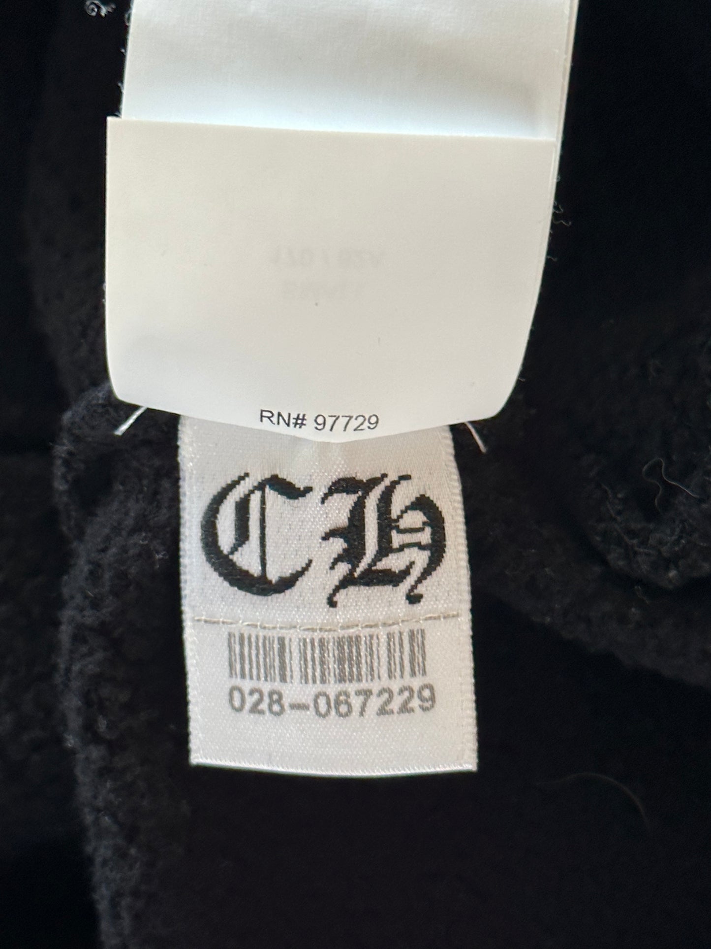 Chrome Hearts Black Triple Cross Patch Shorts
