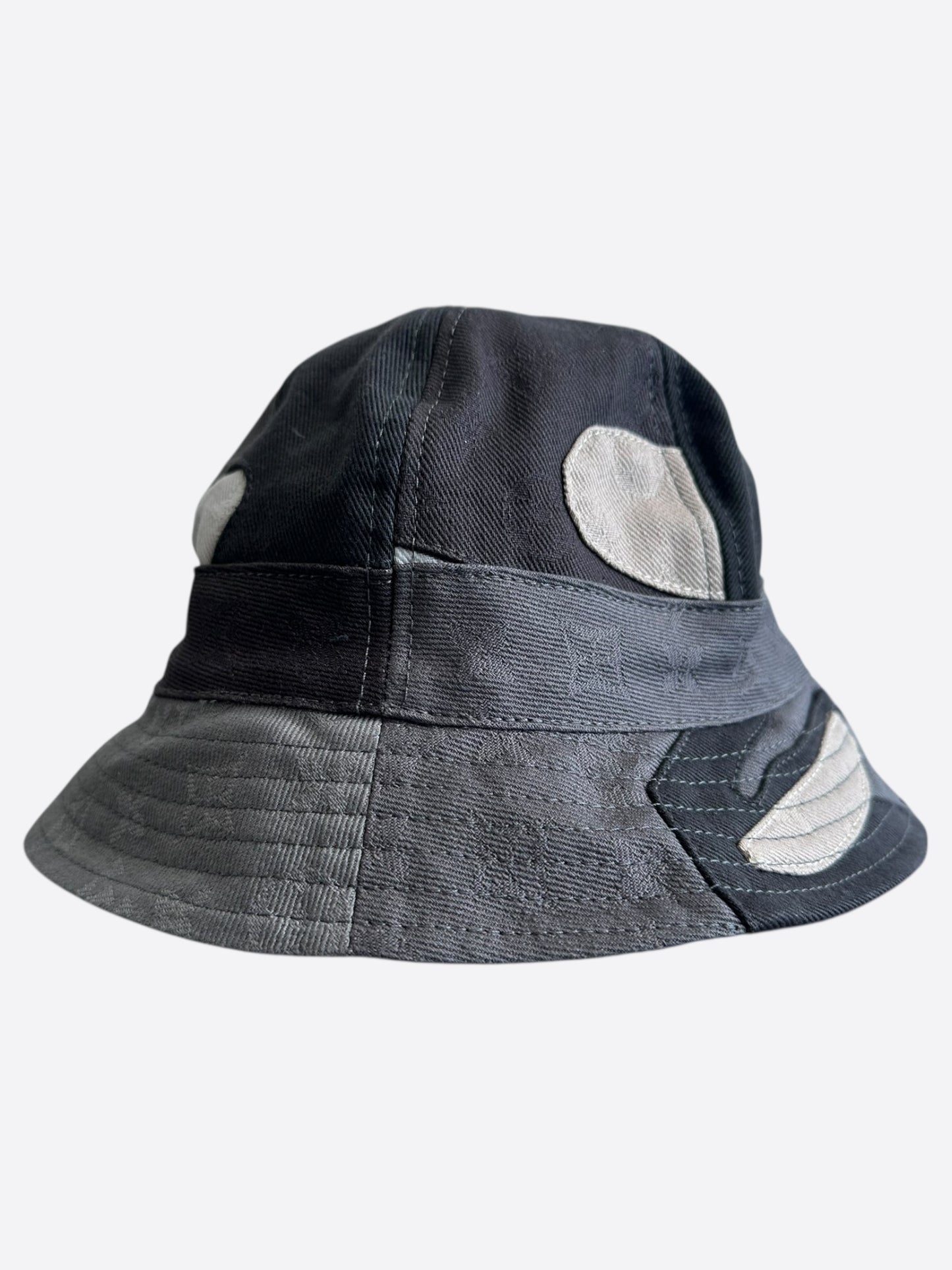 Louis Vuitton KidSuper Grey Patchwork Bucket Hat