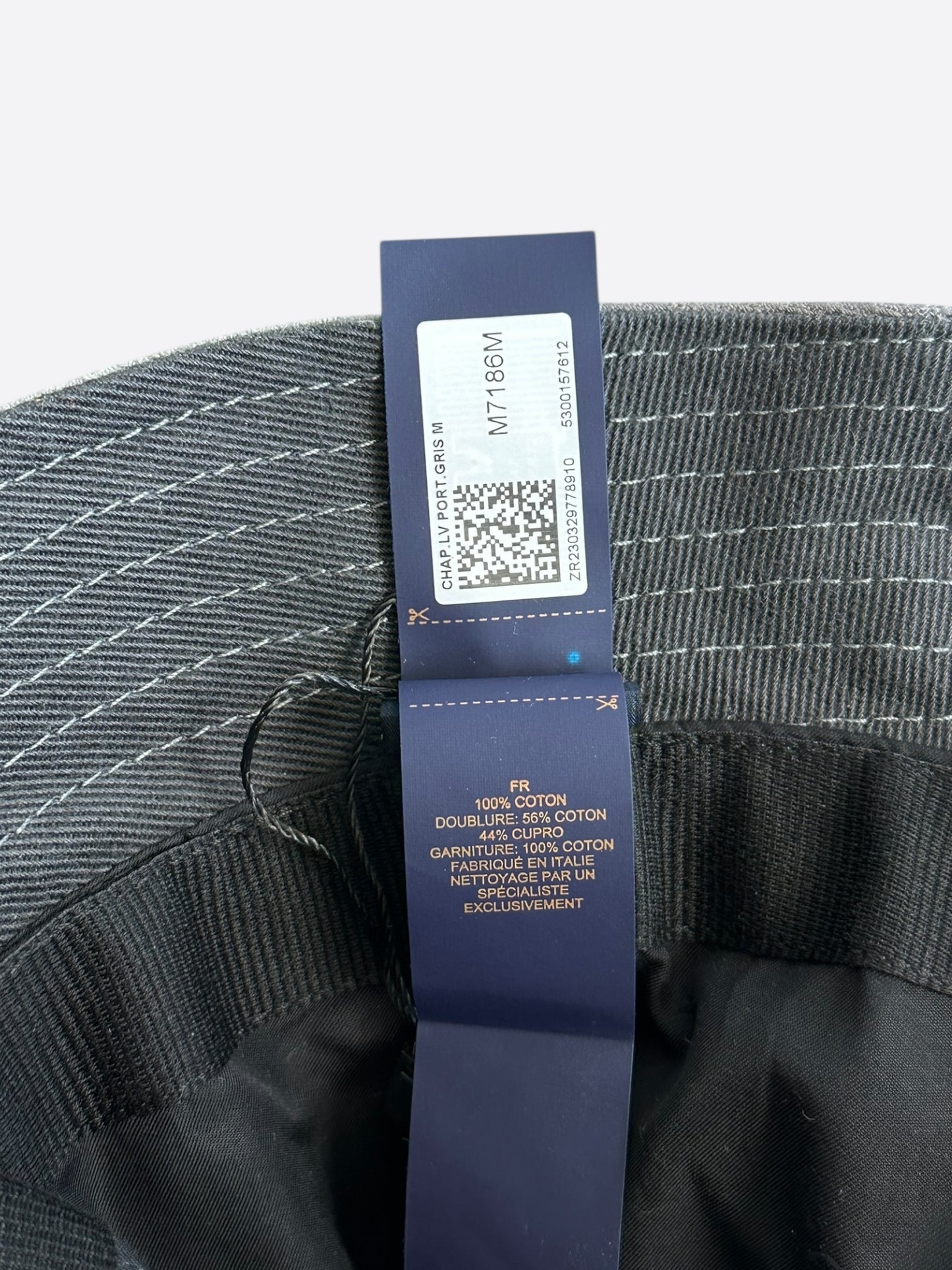 Louis Vuitton KidSuper Grey Patchwork Bucket Hat