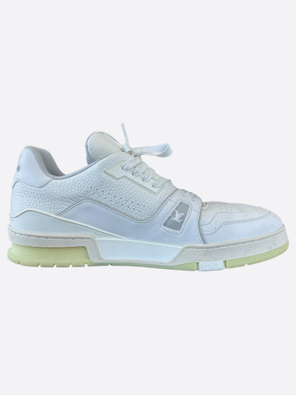 Louis Vuitton White Leather Trainers