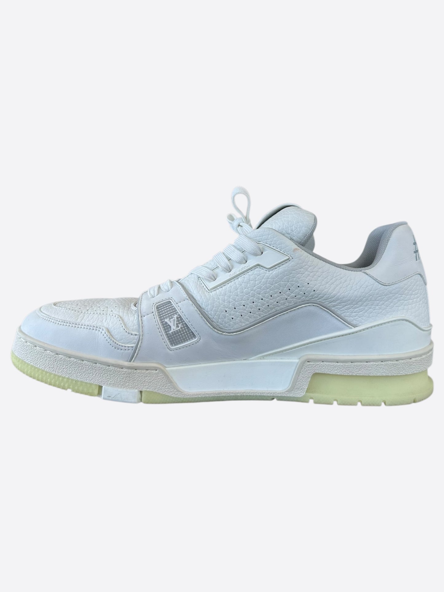 Louis Vuitton White Leather Trainers