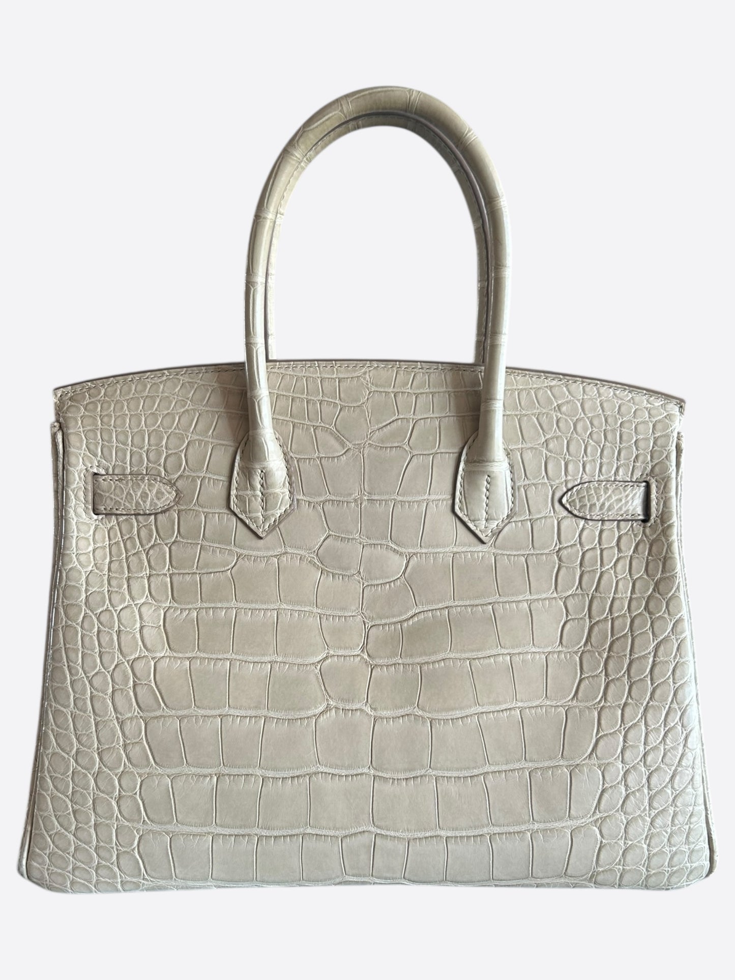 Hermes Beton Crocodile Birkin 30