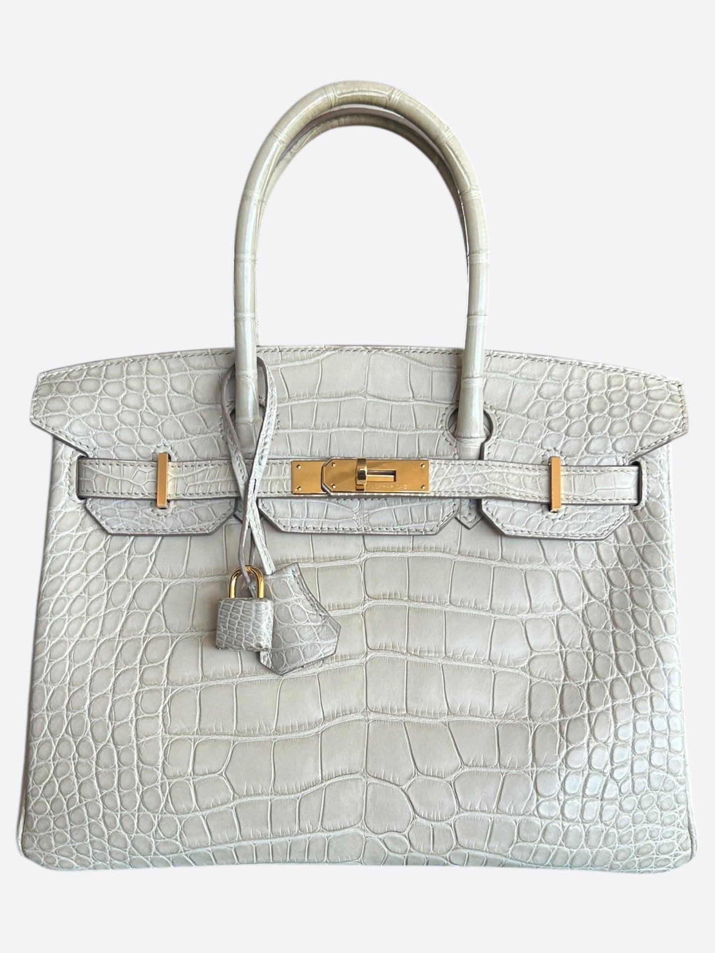 Hermes Beton Crocodile Birkin 30