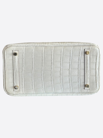 Hermes Beton Crocodile Birkin 30