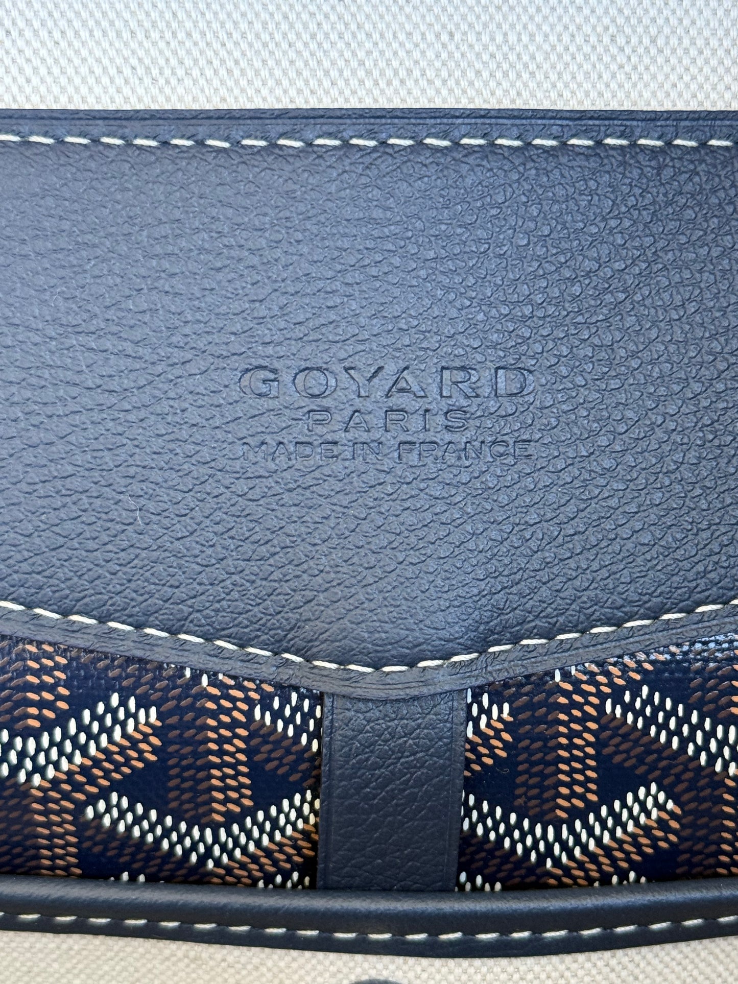 Goyard Navy Cisalpin Backpack