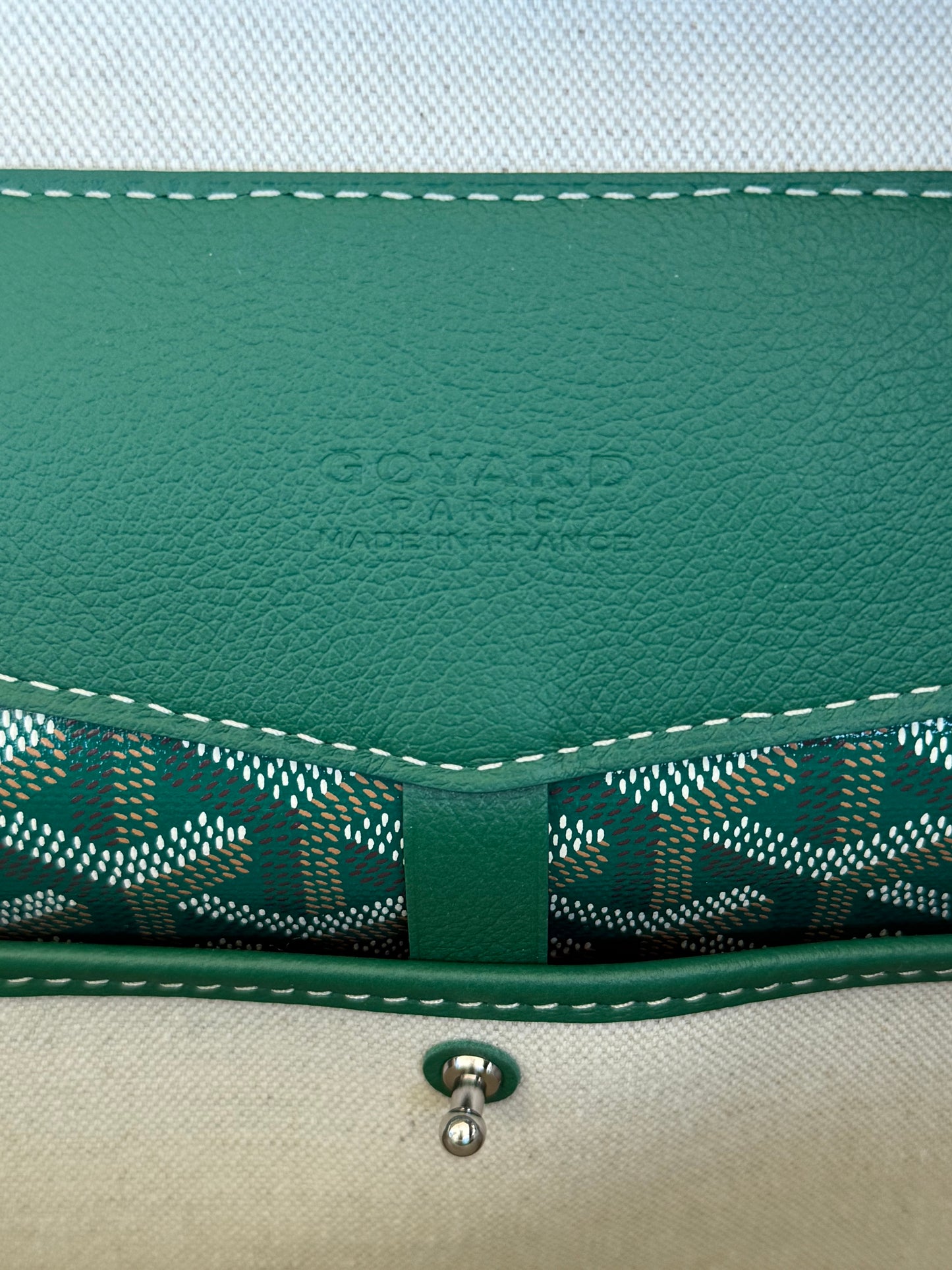 Goyard Green Cisalpin Backpack