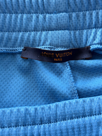 Louis Vuitton Blue Lightning Logo Shorts