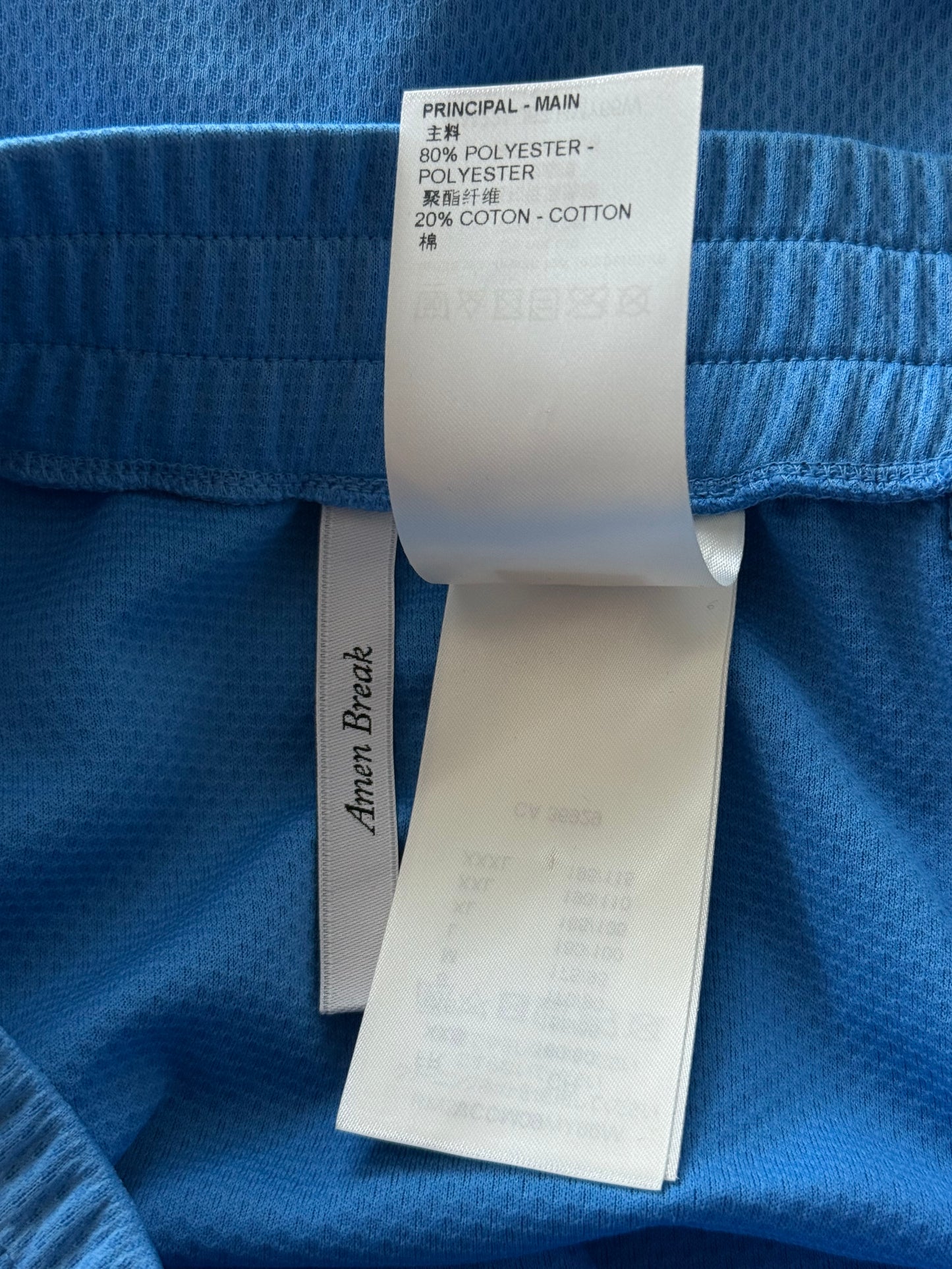 Louis Vuitton Blue Lightning Logo Shorts