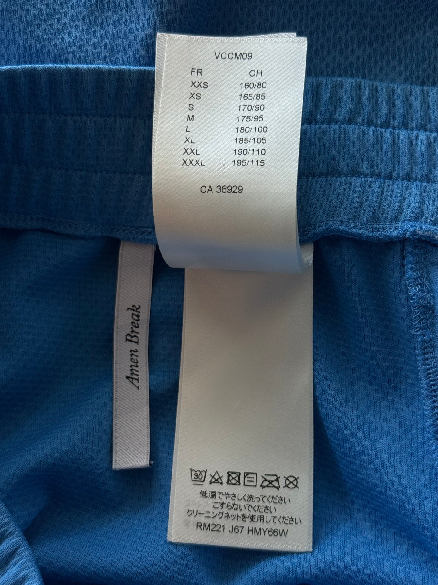 Louis Vuitton Blue Lightning Logo Shorts