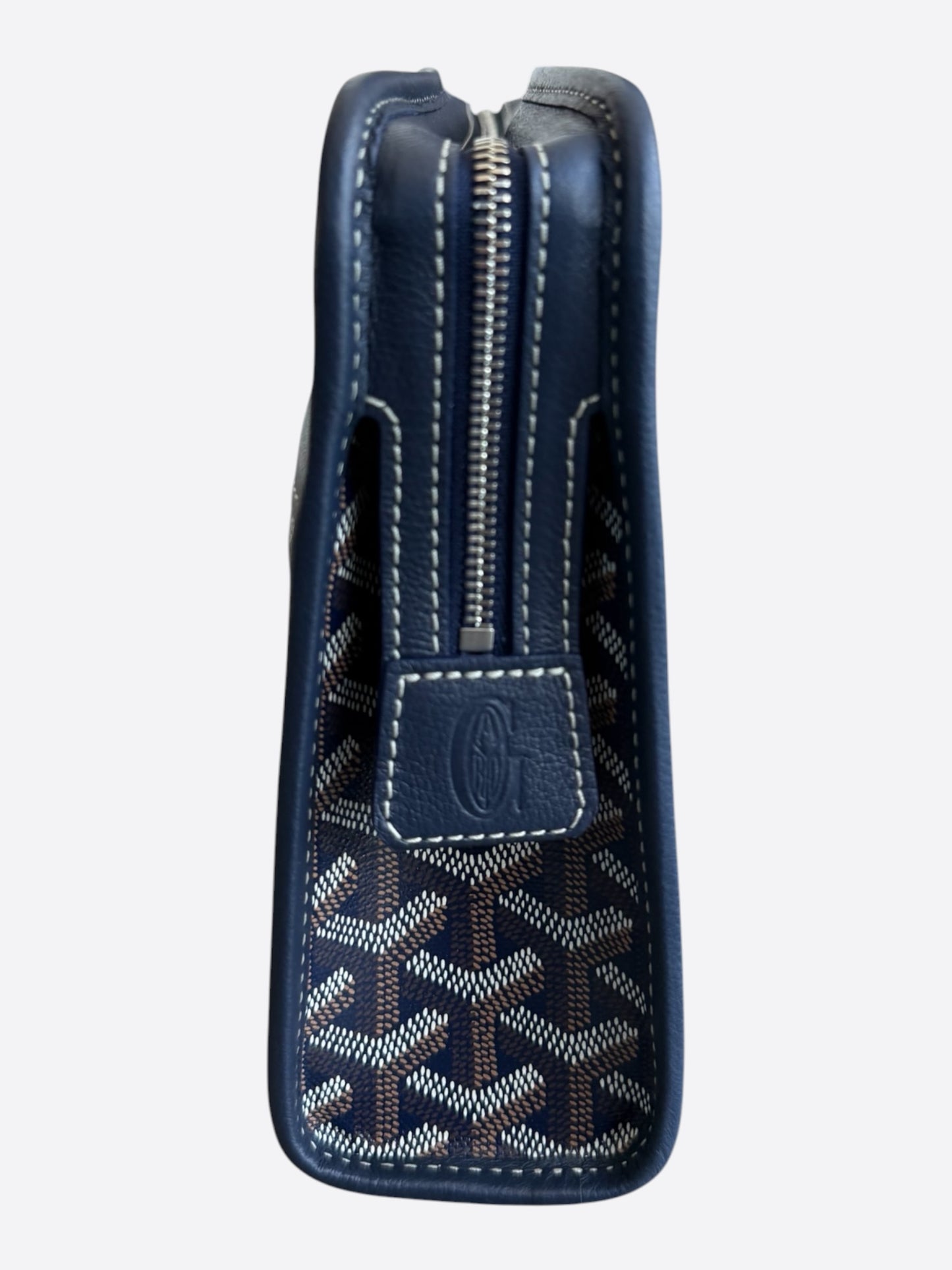 Goyard Navy Jouvence MM Toiletry Bag