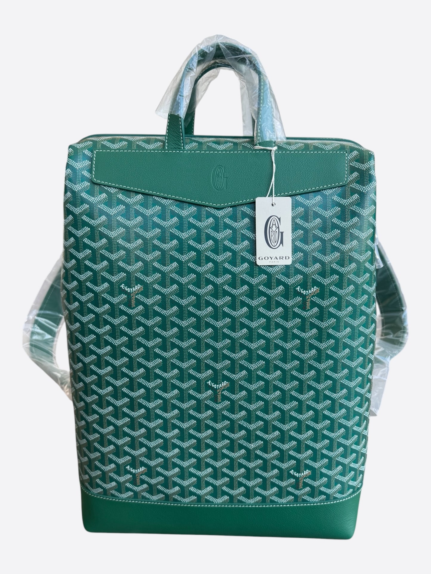 Goyard Green Cisalpin Backpack