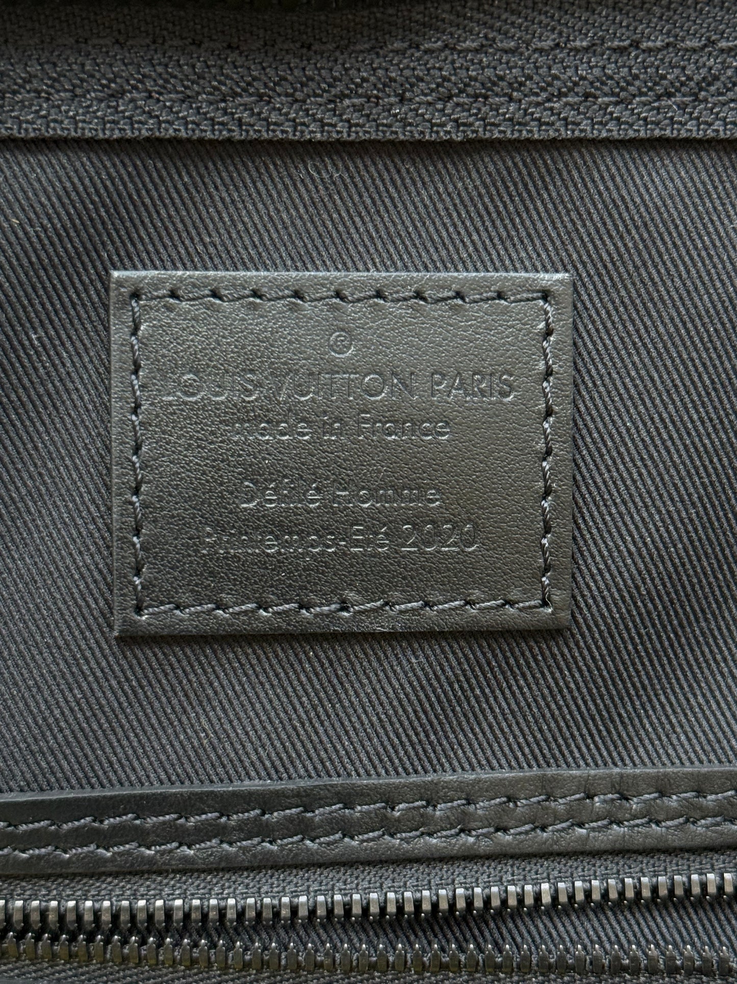 Louis Vuitton Brown & Yellow Tuffetage Monogram Triangle Keepall 50