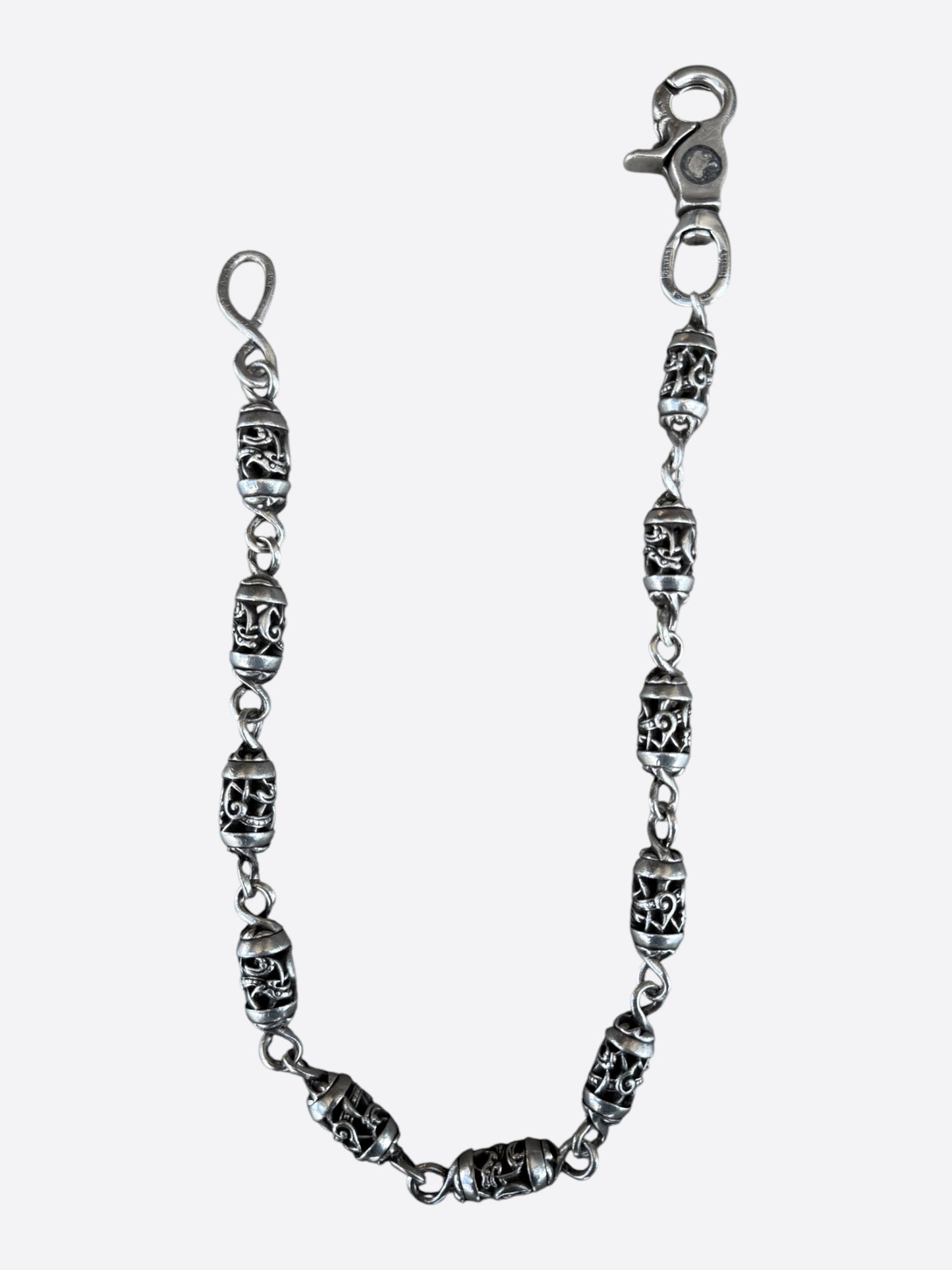 Chrome Hearts Silver Celtic Roller Wallet Chain