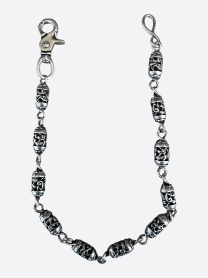 Chrome Hearts Silver Celtic Roller Wallet Chain