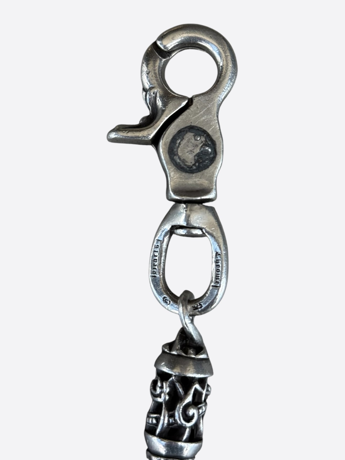 Chrome Hearts Silver Celtic Roller Wallet Chain
