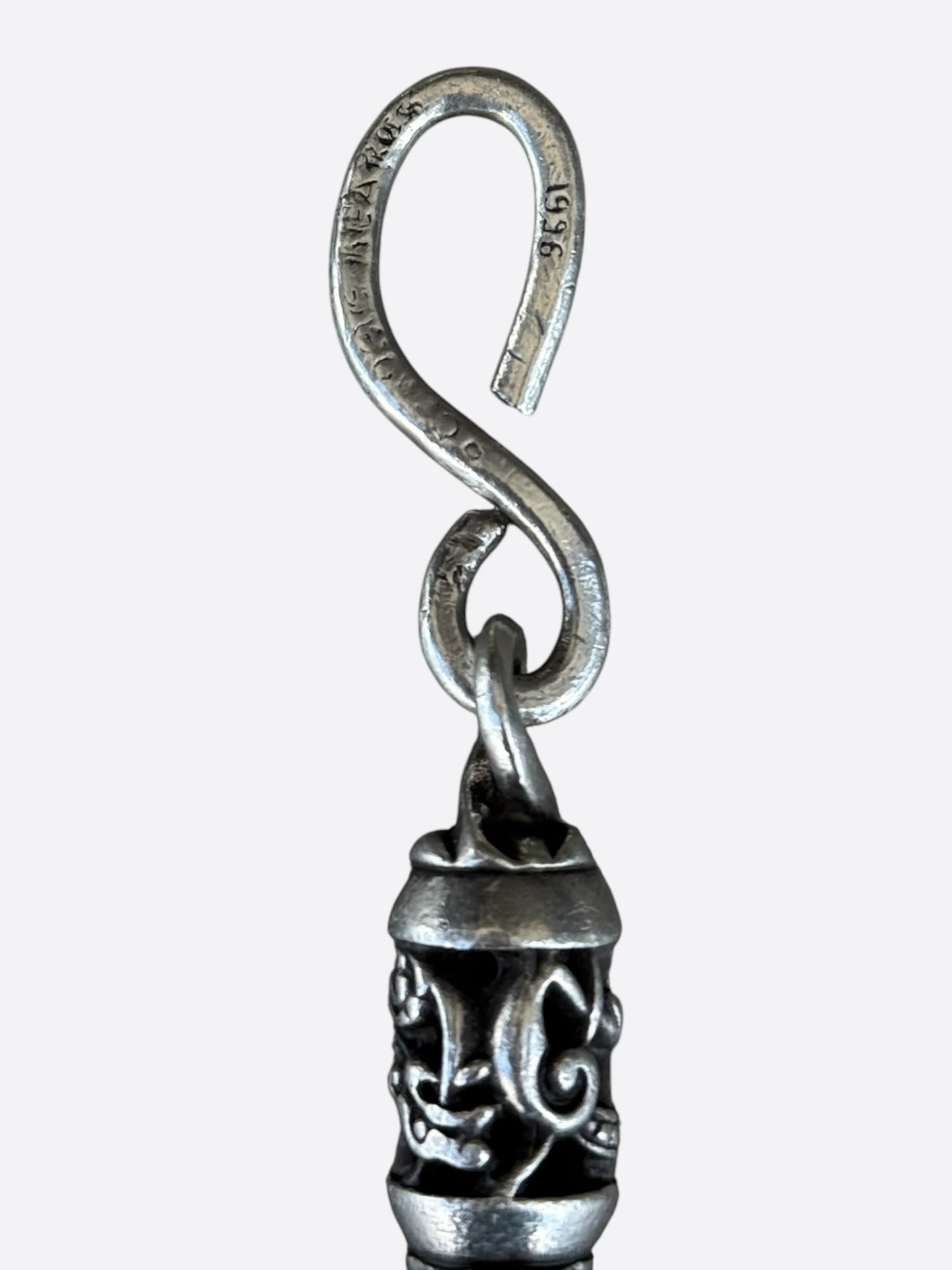 Chrome Hearts Silver Celtic Roller Wallet Chain