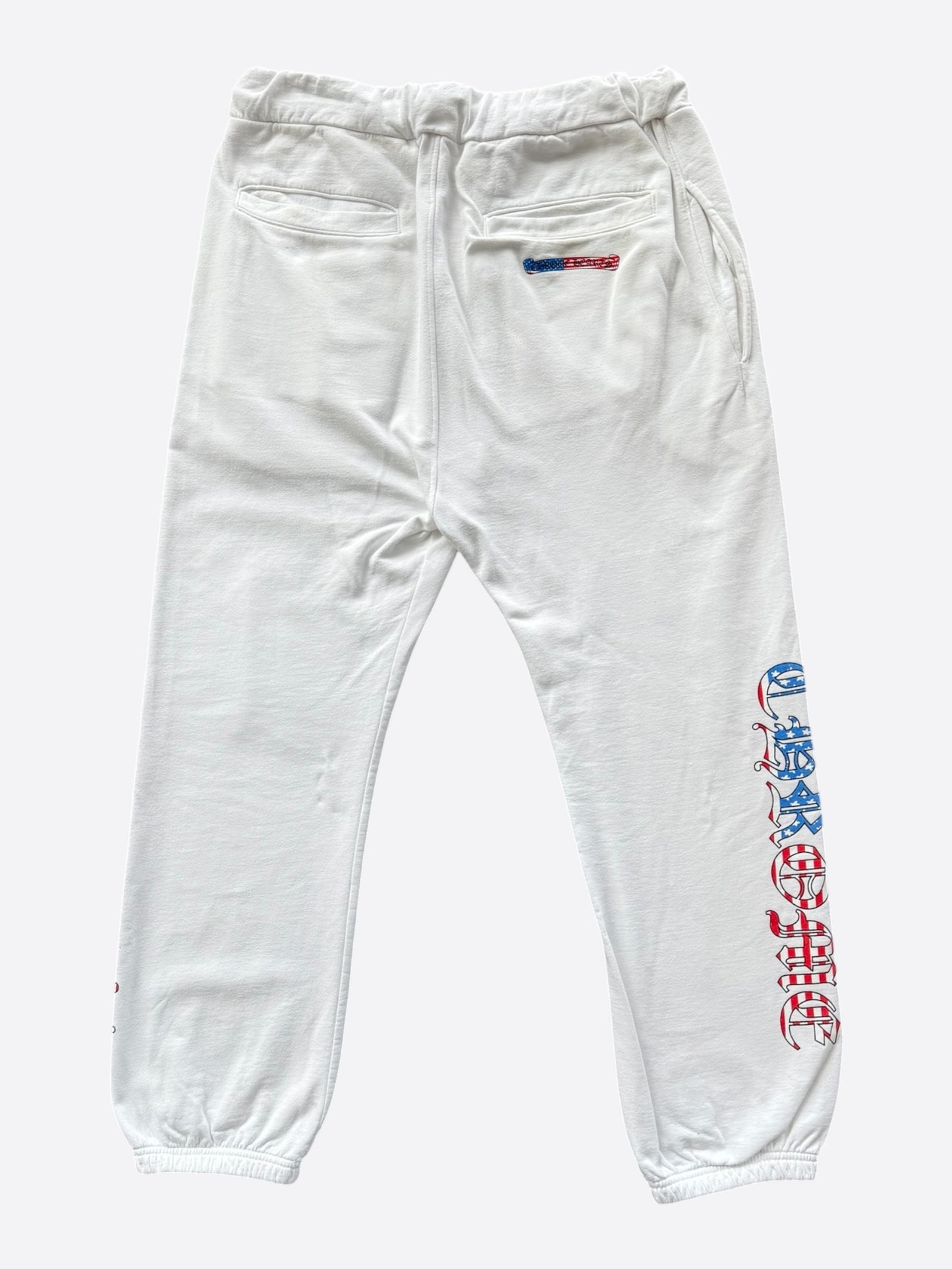 Chrome Hearts Matty Boy White USA Sweatpants