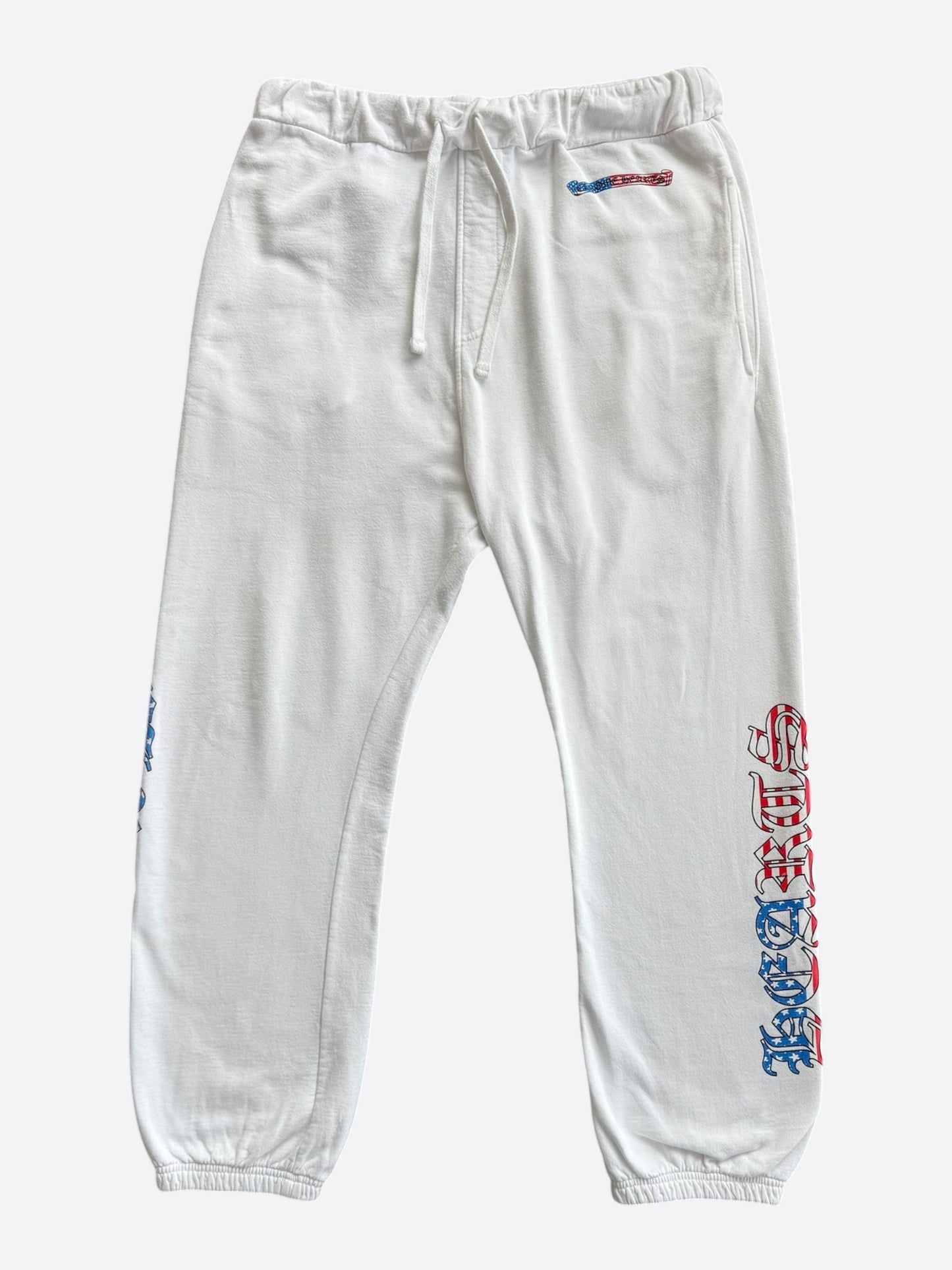 Chrome Hearts Matty Boy White USA Sweatpants
