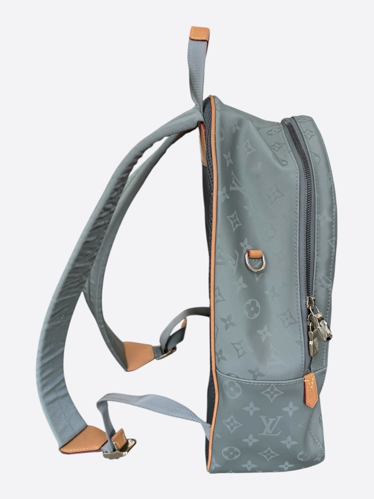 Louis Vuitton Silver Titanium Monogram Backpack