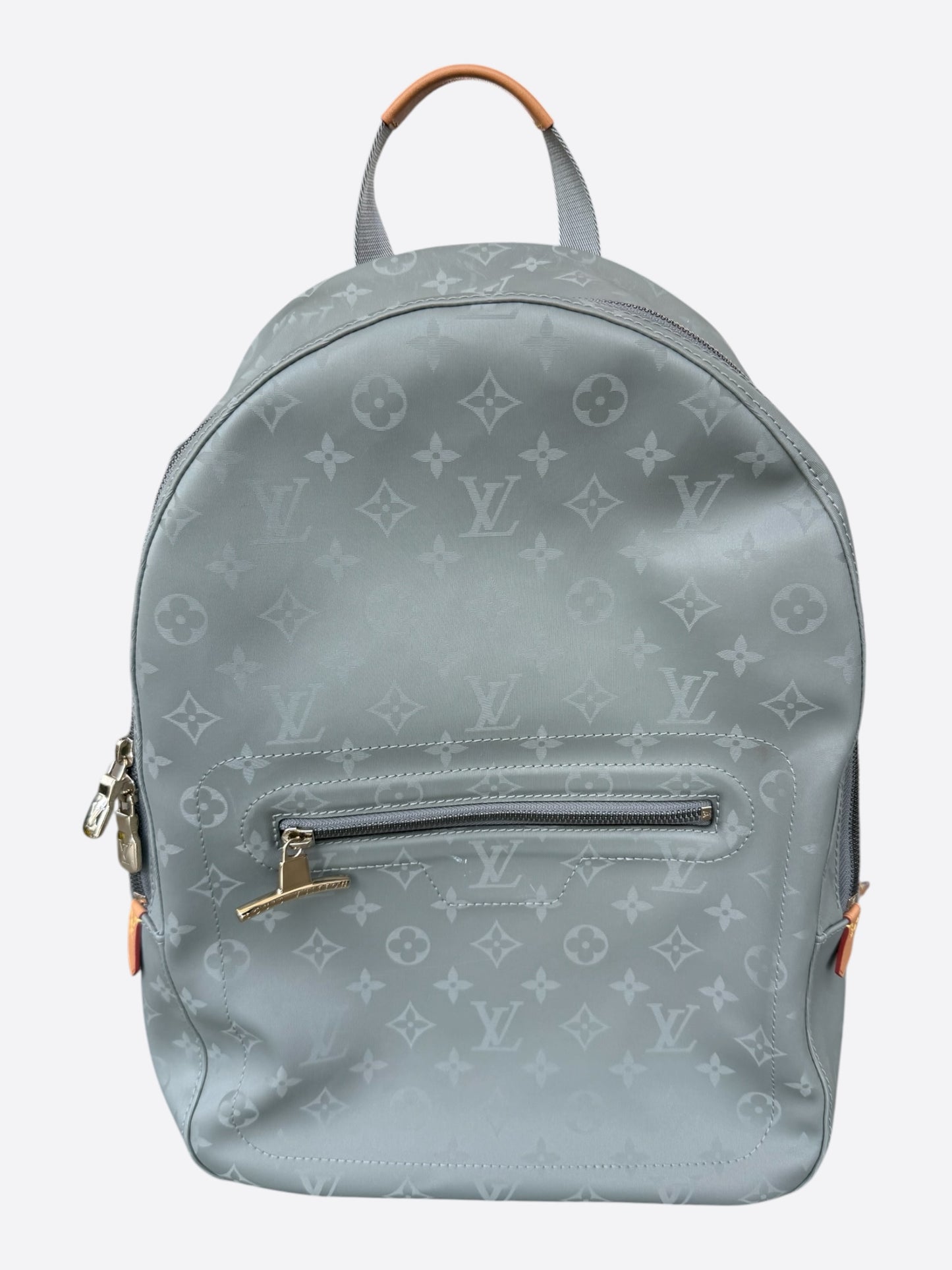 Louis Vuitton Silver Titanium Monogram Backpack