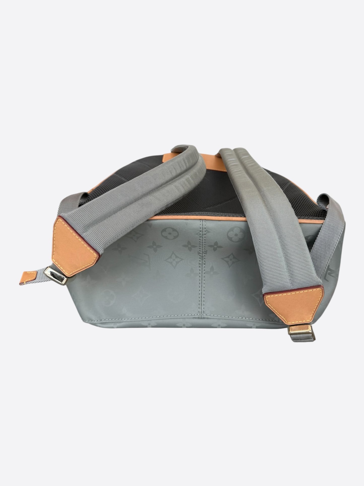 Louis Vuitton Silver Titanium Monogram Backpack