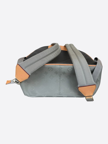 Louis Vuitton Silver Titanium Monogram Backpack