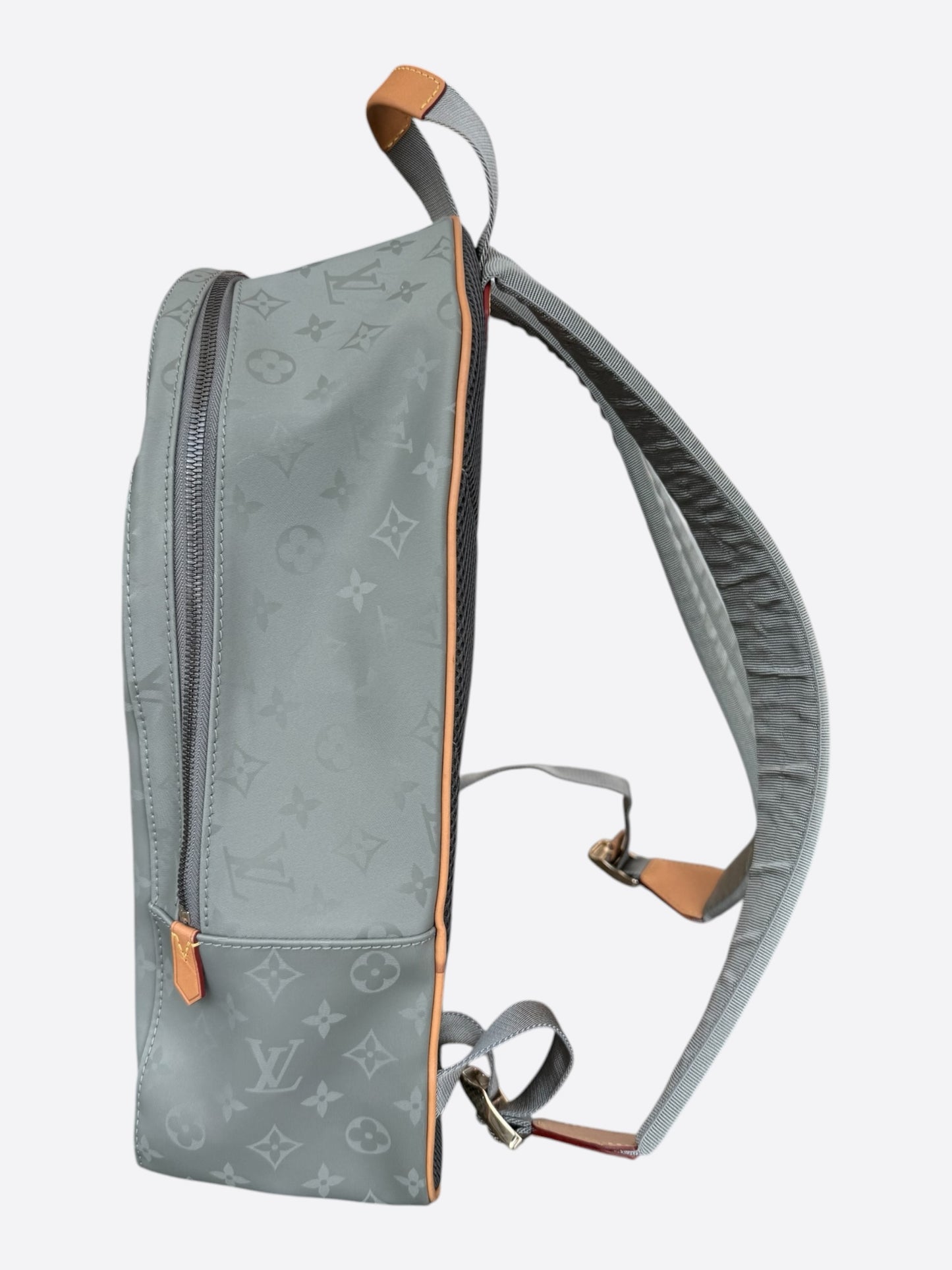Louis Vuitton Silver Titanium Monogram Backpack