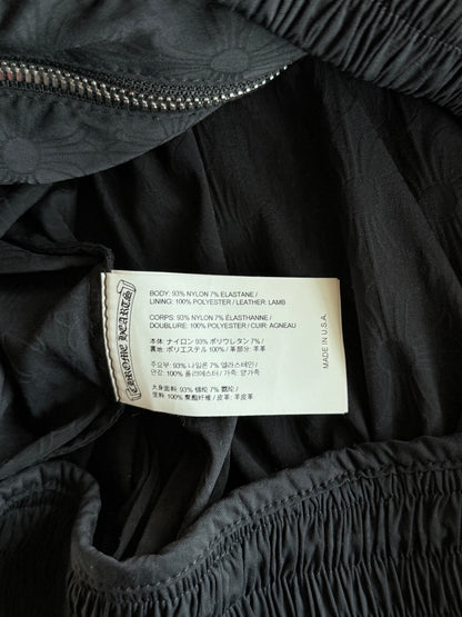 Chrome Hearts Black Cross Patch Jacquard Match Point Windbreaker
