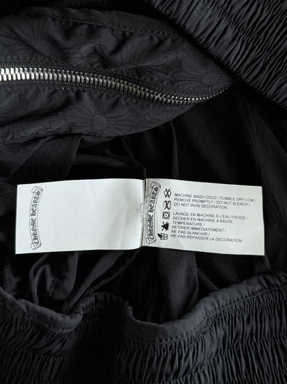 Chrome Hearts Black Cross Patch Jacquard Match Point Windbreaker