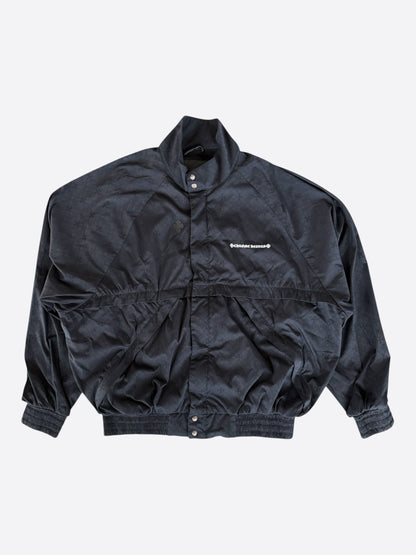 Chrome Hearts Black Cross Patch Jacquard Match Point Windbreaker
