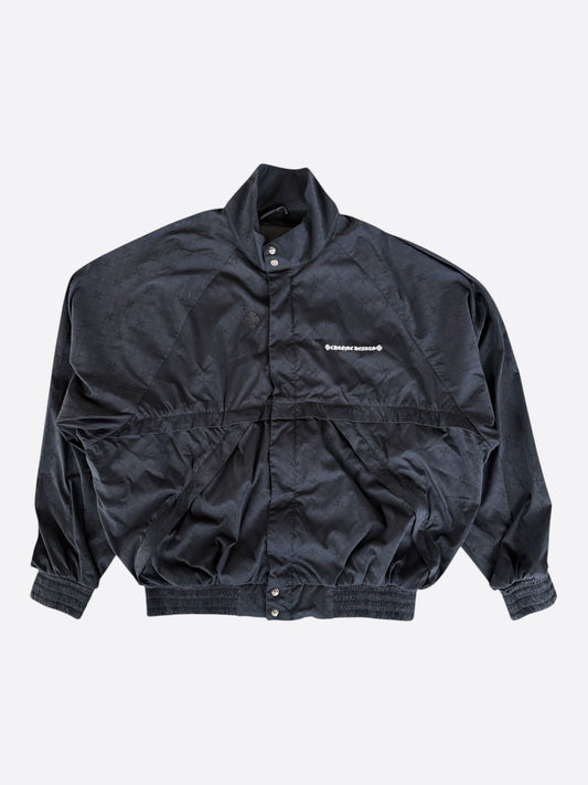 Chrome Hearts Black Cross Patch Jacquard Match Point Windbreaker