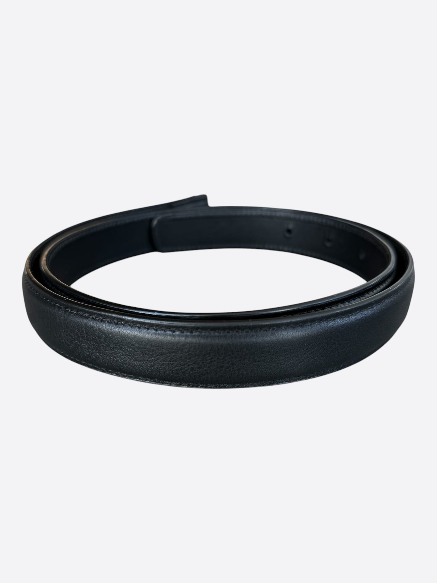 Chrome Hearts Black Leather Belt