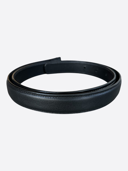 Chrome Hearts Black Leather Belt