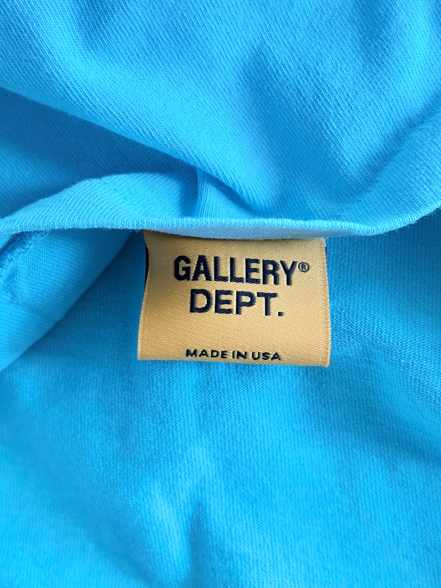 Gallery Dept Teal & Black Souvenir Logo T-Shirt