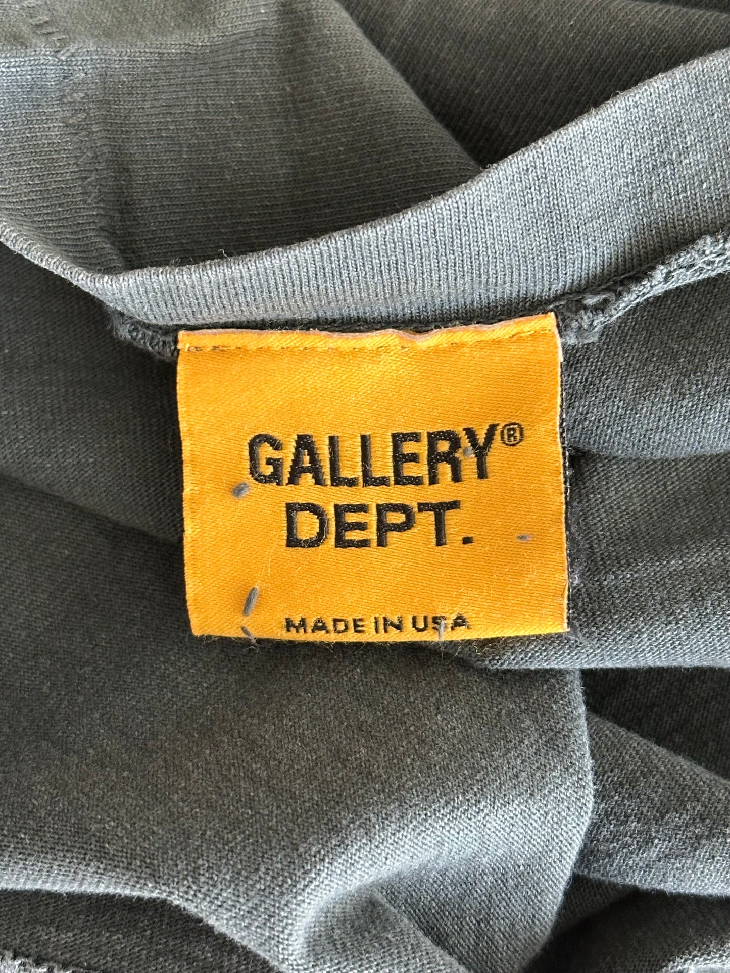 Gallery Dept Washed Black & Red Art That Kills Stack Logo T-Shirt