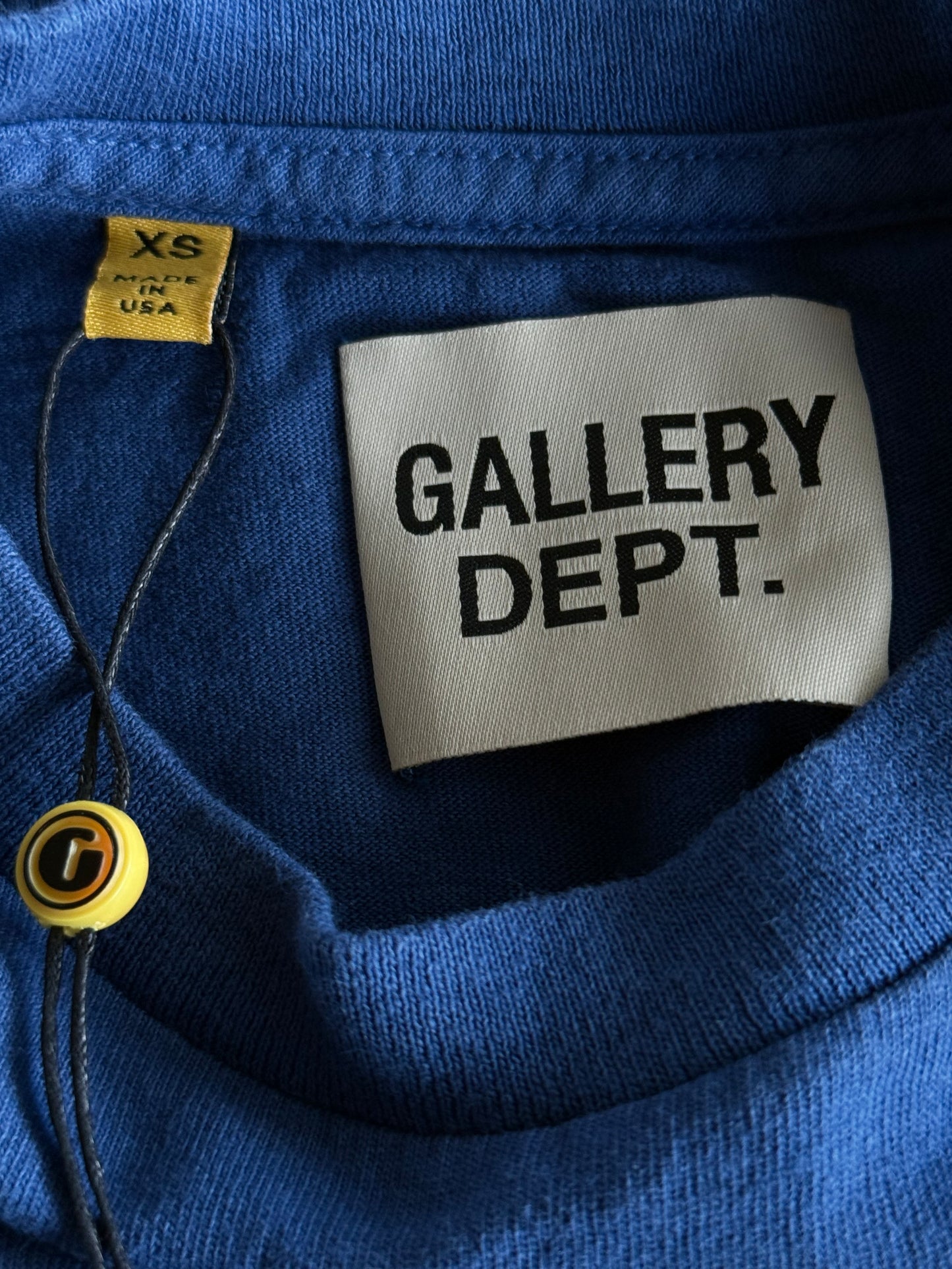 Gallery Dept Navy & White French Logo T-Shirt