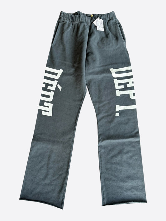 Gallery Dept Vintage Black & White Dept Logo Sweatpants